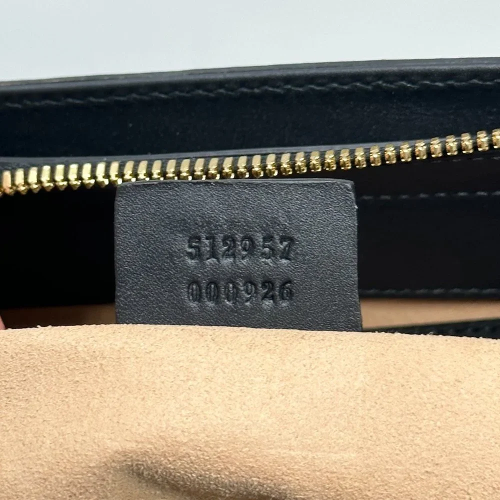 Gucci Ophidia Cut Out Suede & Leather Top Handle/ Shoulder - Picture 9 of 10